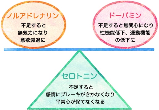 ストレスに関係するホルモン